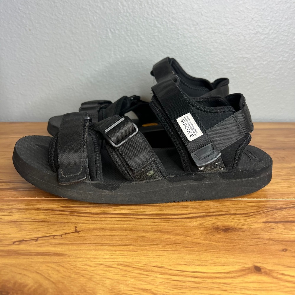 Suicoke KISEE-V Sandals Mens 11 Black Vibram Sole Strappy Sport Utility Hiking